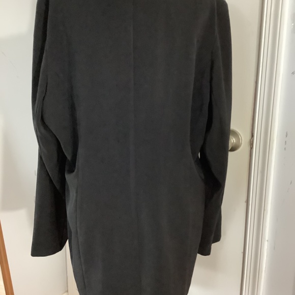 VINTAGE DESIGN TODAYS JACKET 1X BLACK WITH ANIMAL PRINT BUTTON FRONT MADE IN USA - Picture 6 of 11